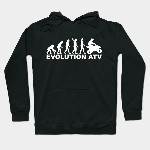 ATV evolution Hoodie by Designzz